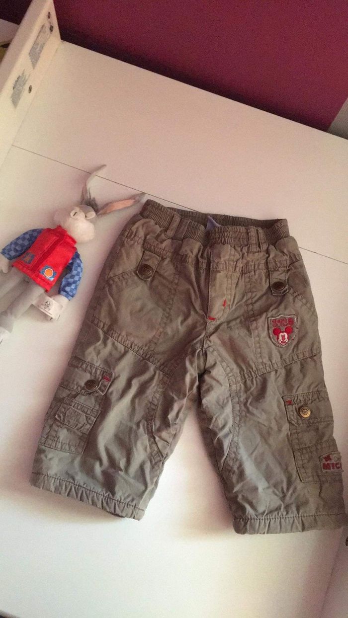 Pantalon doublé Disney 12 mois