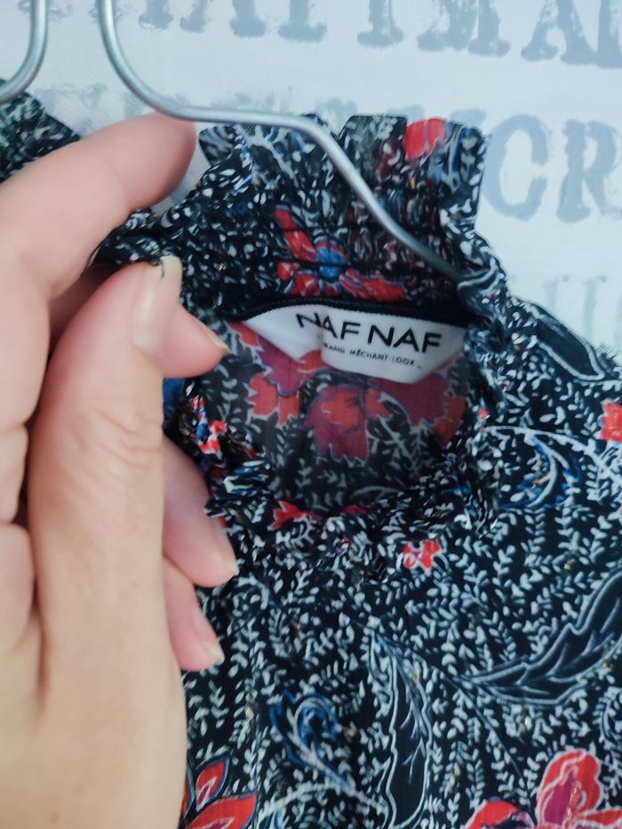 Jolie blouse fleurie Naf Naf - photo numéro 6