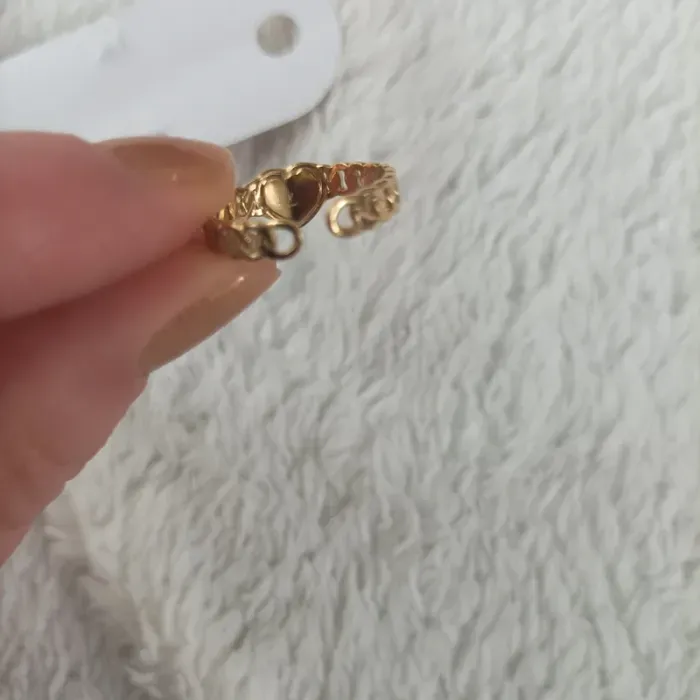 Bague coeur vert Bohm - photo numéro 5