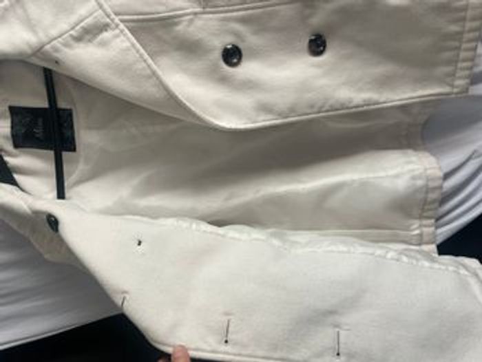 Manteau caban blanc crème - photo numéro 4