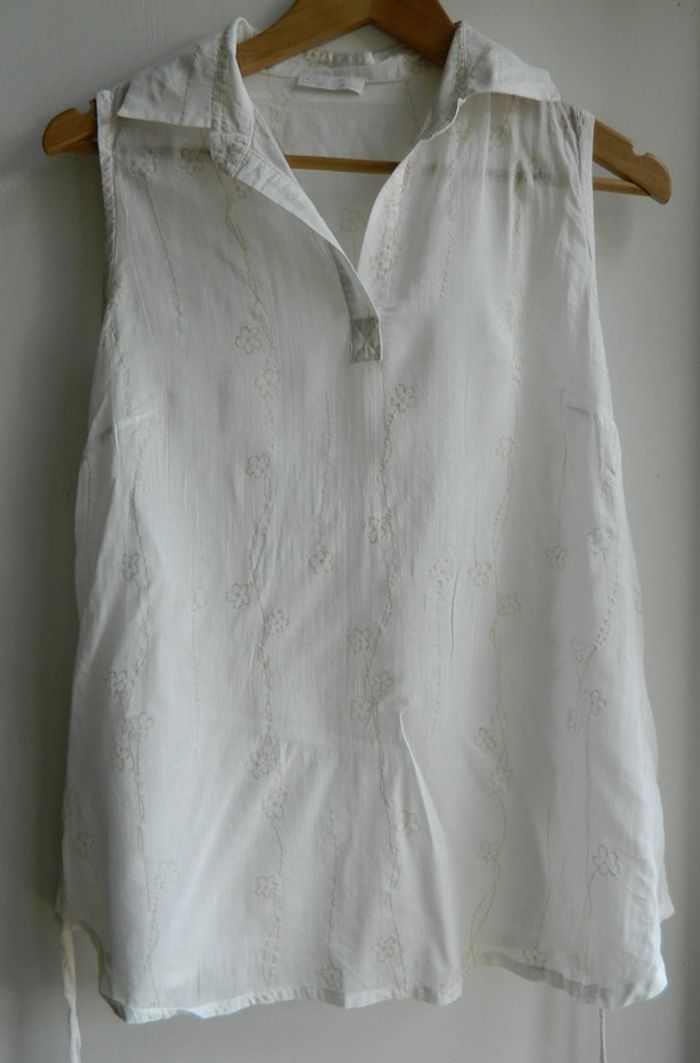 Blouse sans manches "Stéréo Maman" T 36