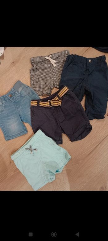 Lot 5 shorts 3 mois
