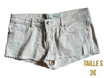 Mini short rose pale Primark taille S très bon état