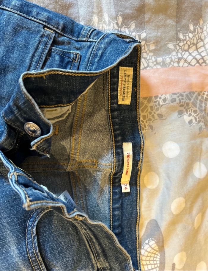 Lots Jeans Levi’s 710 Super skinny - photo numéro 7