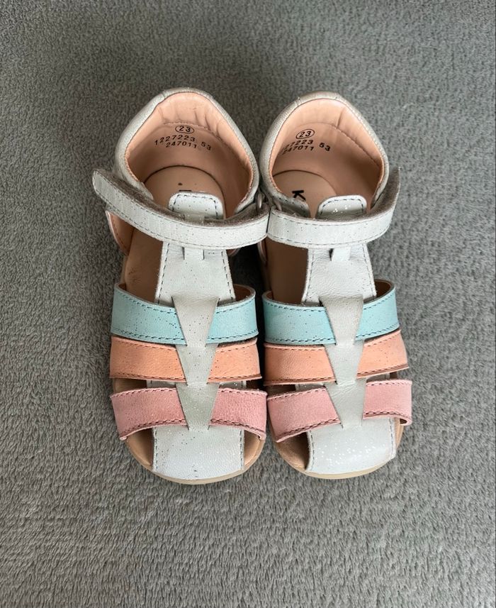 Sandales cuir bébé Kickers 23 - photo numéro 1