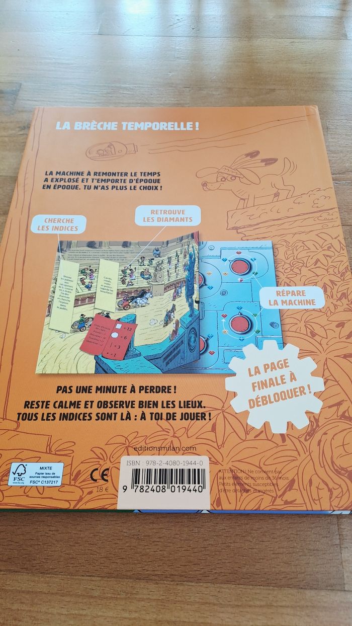 Livre escape game la brèche temporelle - photo numéro 3