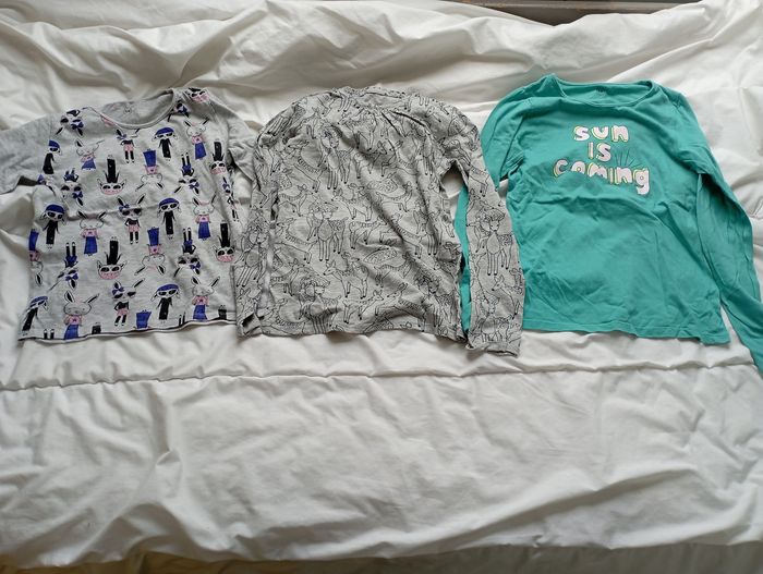 Lot 3 tee shirt manches longues 9/10 ans Tex neuf 10€