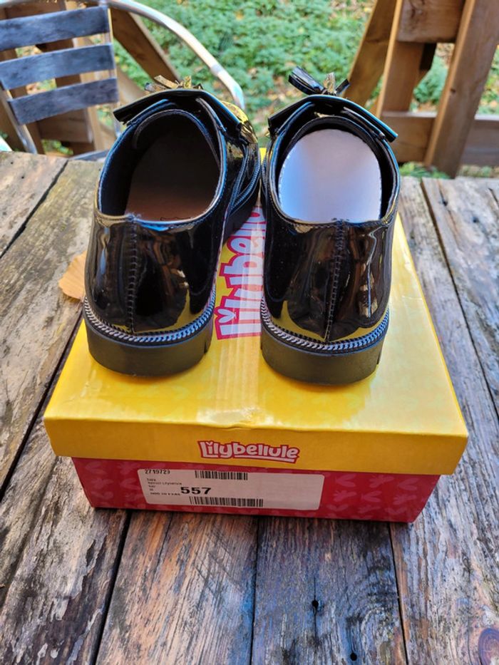 Superbes mocassins vernis noirs Lilybellule, 36, neufs avec boîte - photo numéro 6