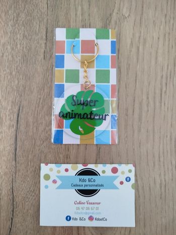 Porte-clé super animateur