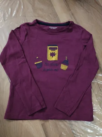 T-shirt fille 4 ans Vertbaudet