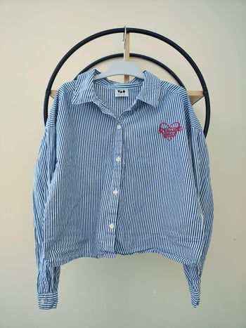 8 ans chemise tape a l'oeil 