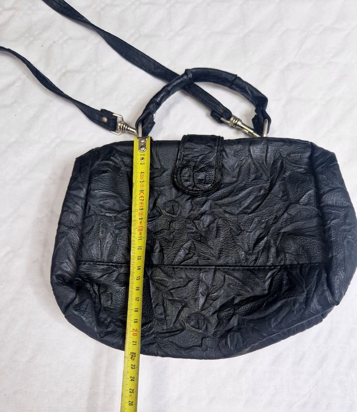 Sac a main , vintage , noire , femme - photo numéro 5