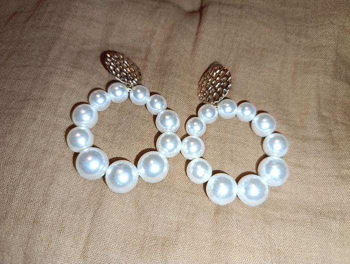 Créoles esprit bohème en perles neuves - photo numéro 2