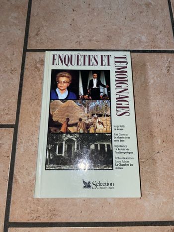 Livre enquête et témoignage