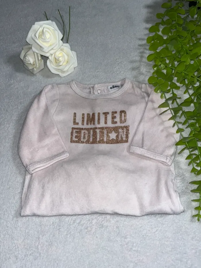 Très mignon pyjama 1 pièce pour bébé fille