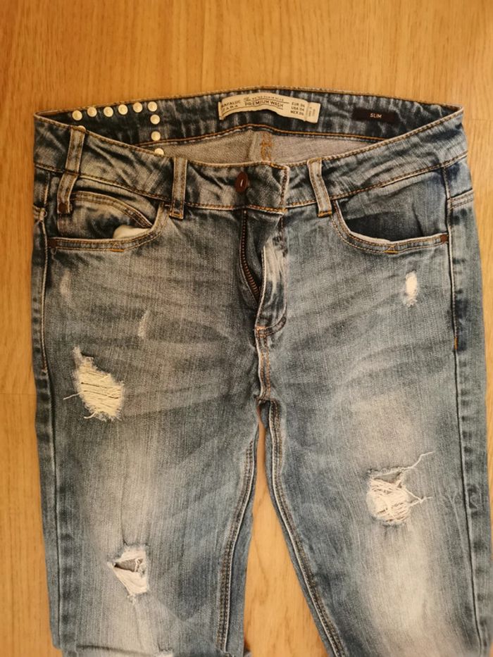 Jean slim Zara bleu - photo numéro 5