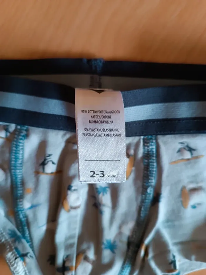 Lot 10 boxers enfant 2/3ans 98cm slip culotte shorty - photo numéro 2