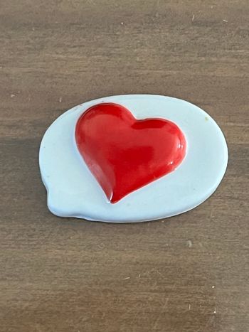 Fève cœur rouge 2012 Goscinny-Uderzo