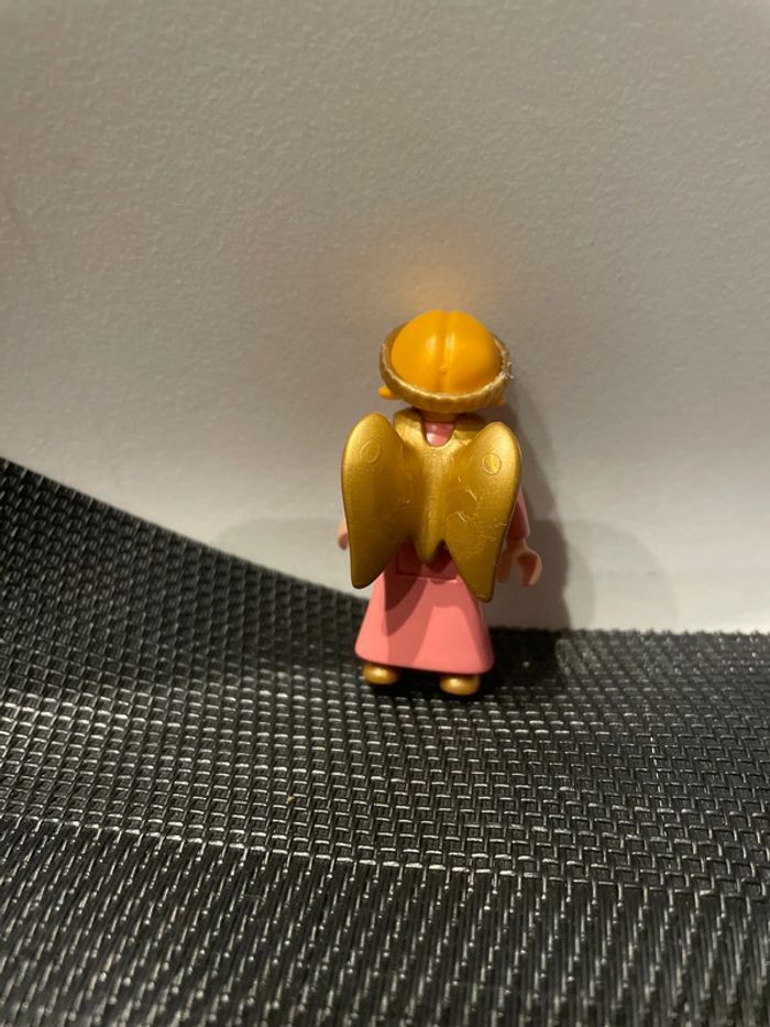 Playmobil figurine fille ange ailes et couronne dorées robe rose motifs étoiles enfant ado - photo numéro 2