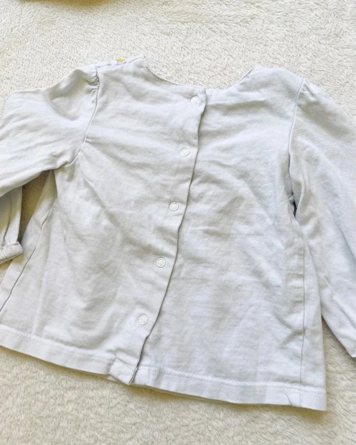 Ensemble blouse + legging molletonné + bandeau assorti 6 mois - Sergent Major - photo numéro 3