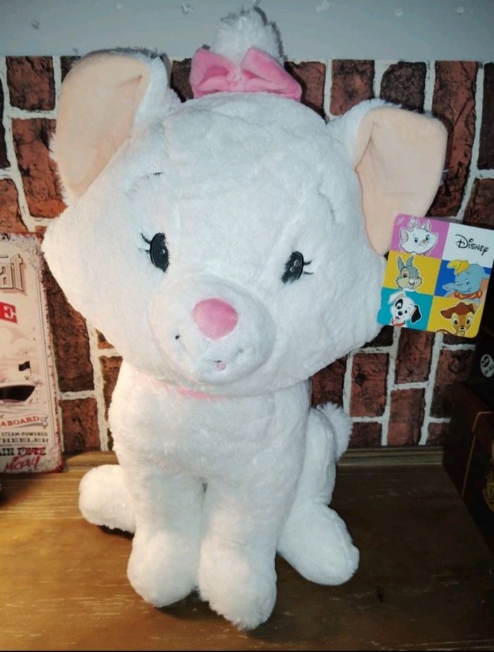 Grande peluche Marie des Aristochats Disney 50cm - photo numéro 1