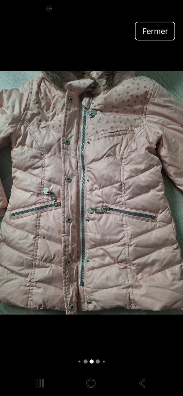 Manteau fille 70% duvet 4a - photo numéro 3
