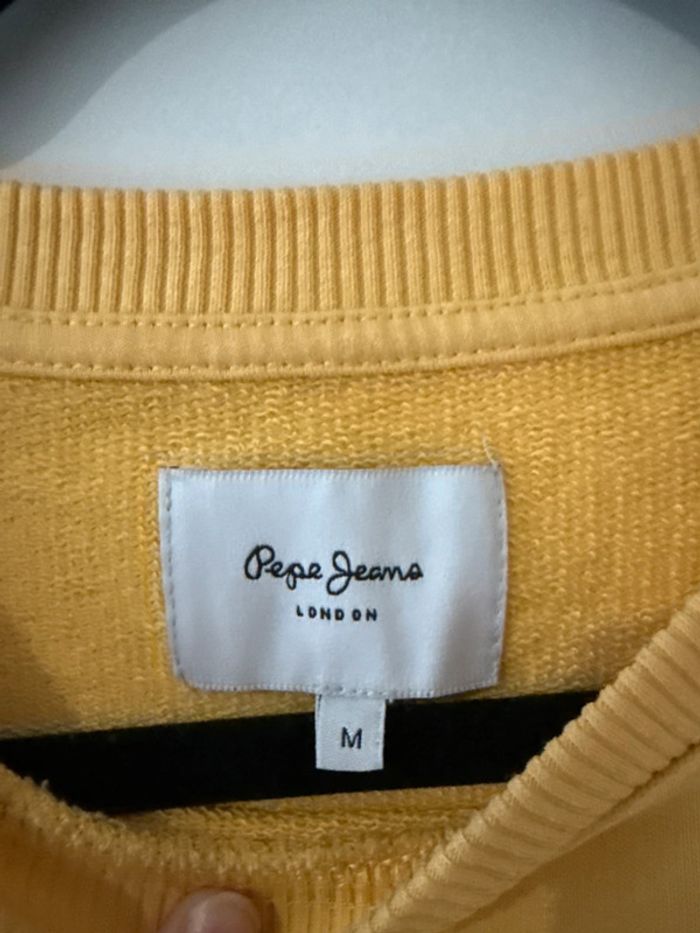 Sweat Pepe Jeans jaune – Taille M – Très bon état - photo numéro 4