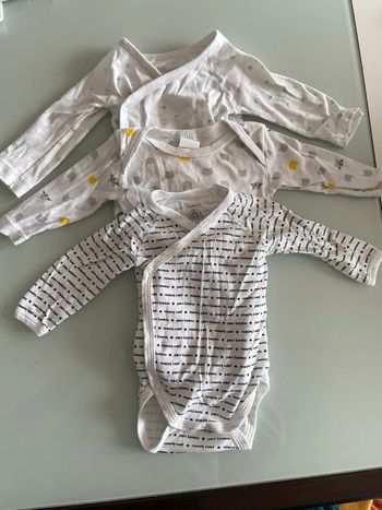 Lot de 3 bodies manche longue
