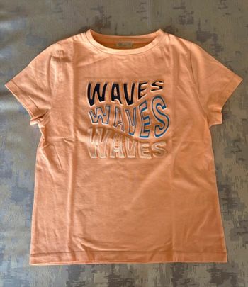 👕 Tee-shirt manches courtes LC Kids 8 ans 🍊 | Orange vif | TBE