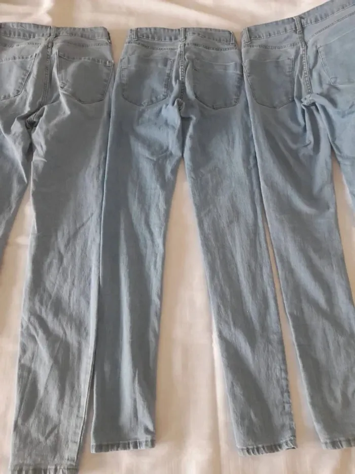 Lot 3 jeans skinny kiabi tbe taille 32 - photo numéro 10