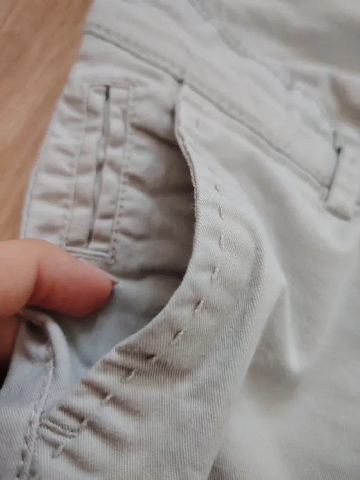 Pantalon beige de grossesse - photo numéro 3