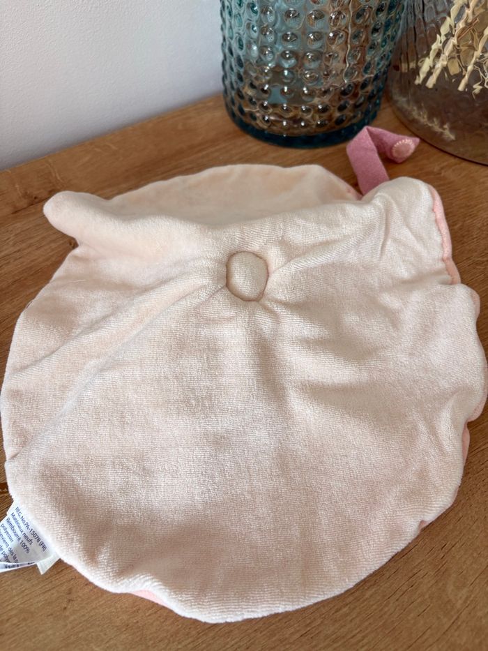 Doudou rond souris rose - photo numéro 3