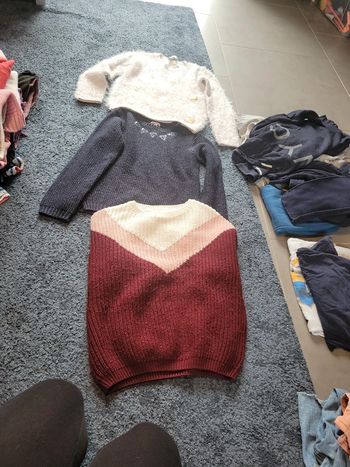 3 Pulls 12 ans fille