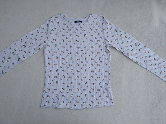 Polo fleuri fille Okaïdi 10 ans - photo numéro 2