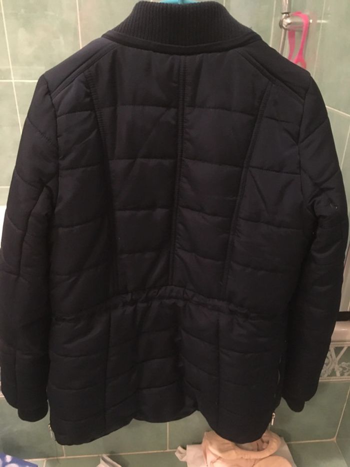 Manteau Mango bleu marine 36 - photo numéro 3