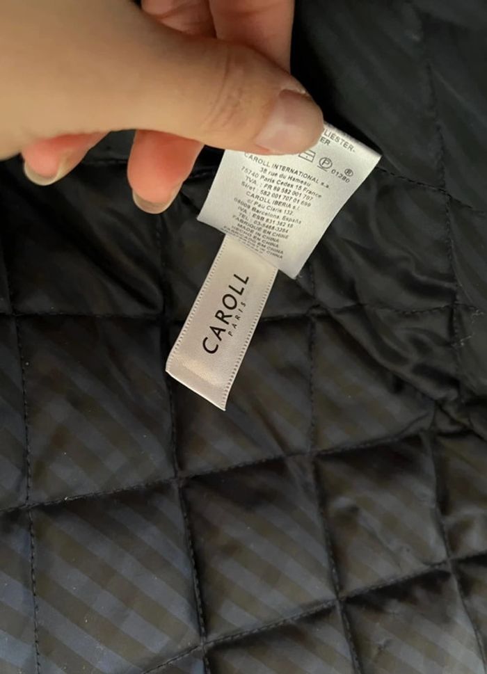 Blouson/parka bleu Marie Caroll - photo numéro 5