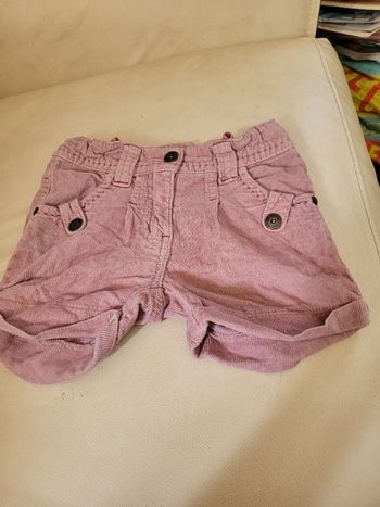 Short velours palomino 110 cm