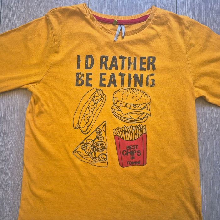 Maillot manche longue couleur moutarde. Garçon 10 ans. Marque Orchestra - photo numéro 2