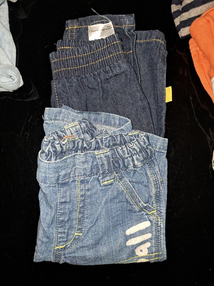 Lot bébé 6 mois pyjamas pull turbulette jean - photo numéro 5