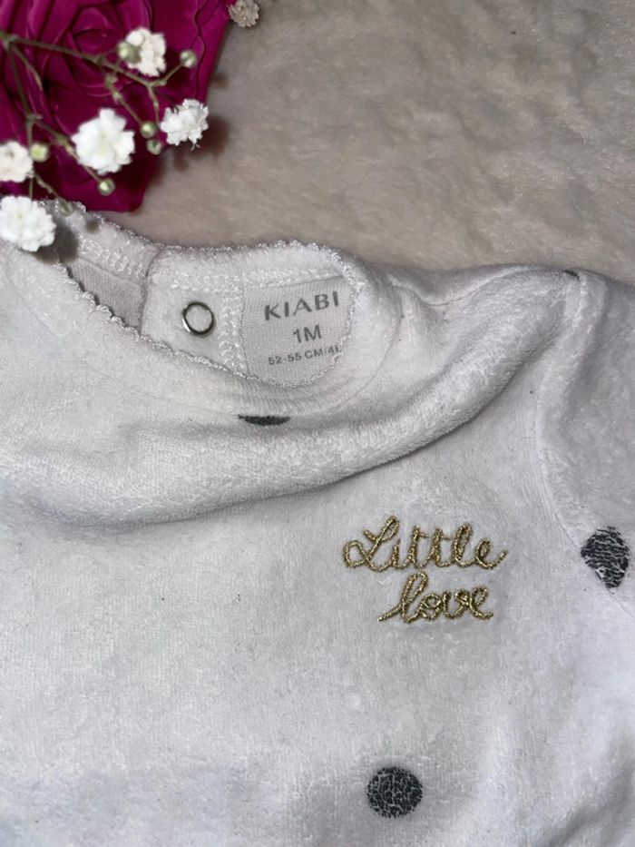 Pyjama velours 1mois - photo numéro 2