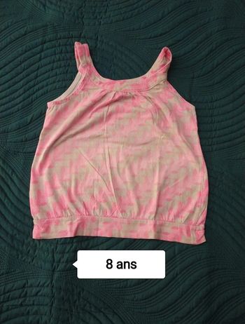 T-shirt rose 8 ans zeeman