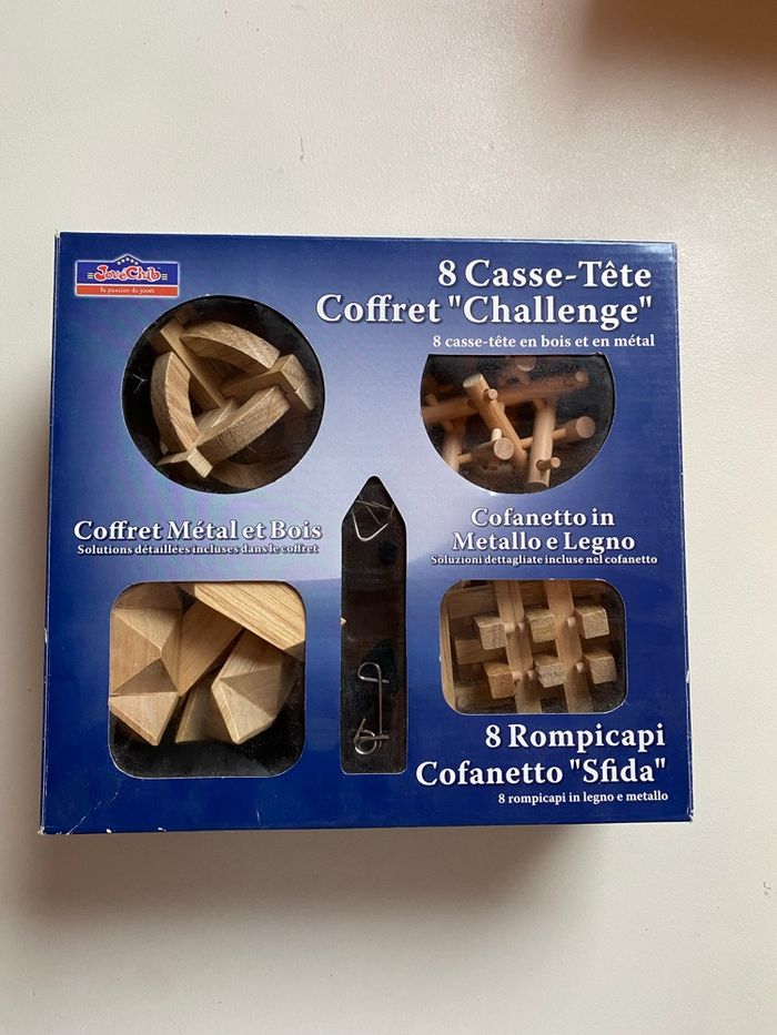 jeu casse tête en bois - photo numéro 2