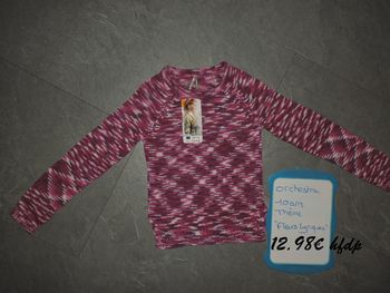 pull orchestra thème "fleurs lyriques" 10 ans