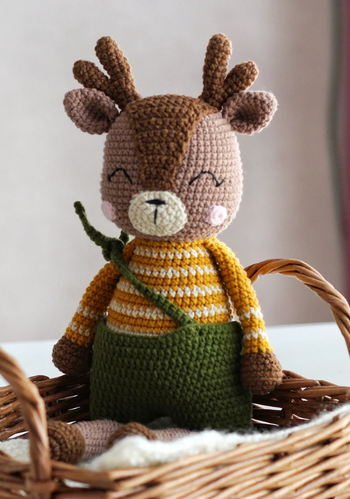 🦌 Peluche Cerf | Fait main