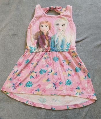 Robe courte 4 ans reine des neiges