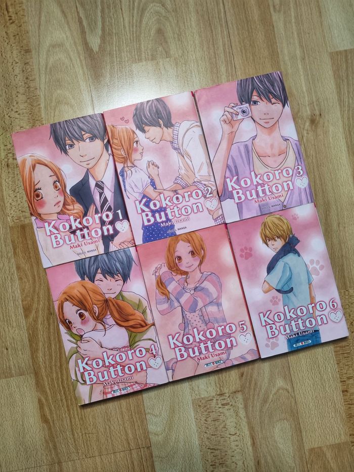 Lot de 6 Kokoro Button - Soleil manga