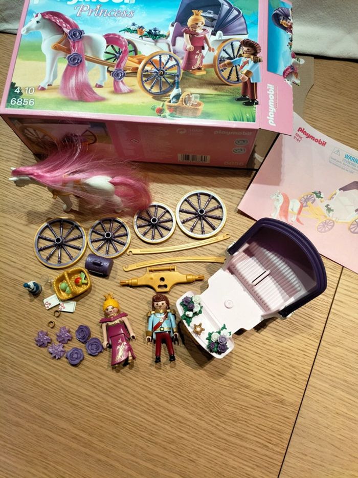 Playmobil Princess 6856 - Princesse et prince en calèche royale - photo numéro 4