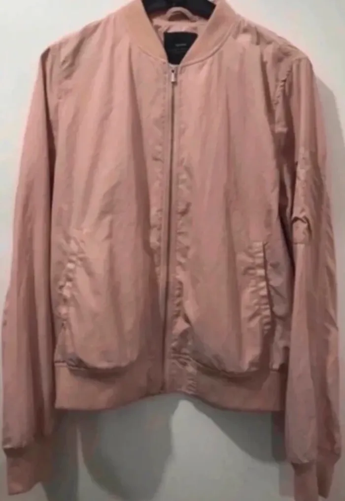 Veste aviateur Zara basic rose taille M