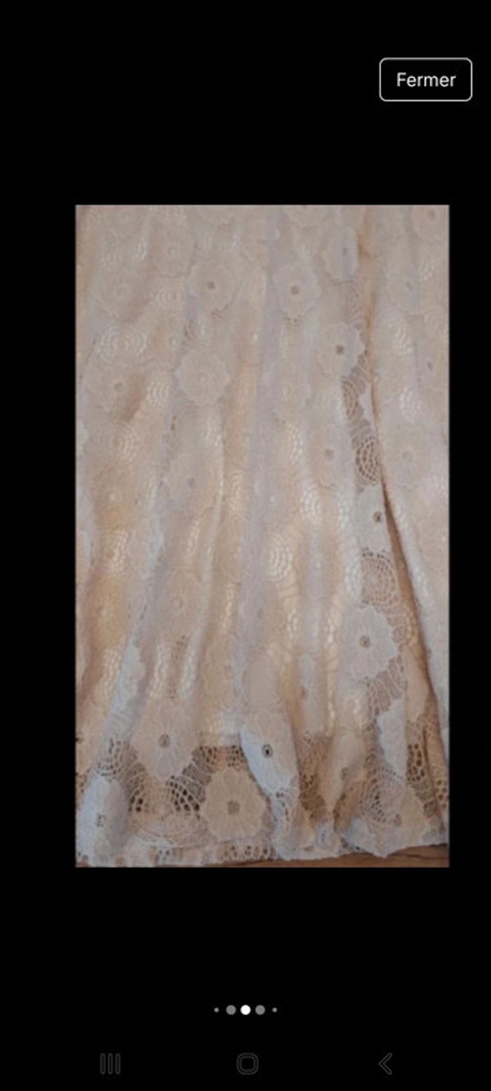 Magnifique Robe dentelles beige Paprika L - photo numéro 12