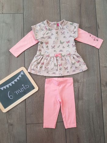 Ensemble Orchestra robe + tee-shirt + legging 6 mois